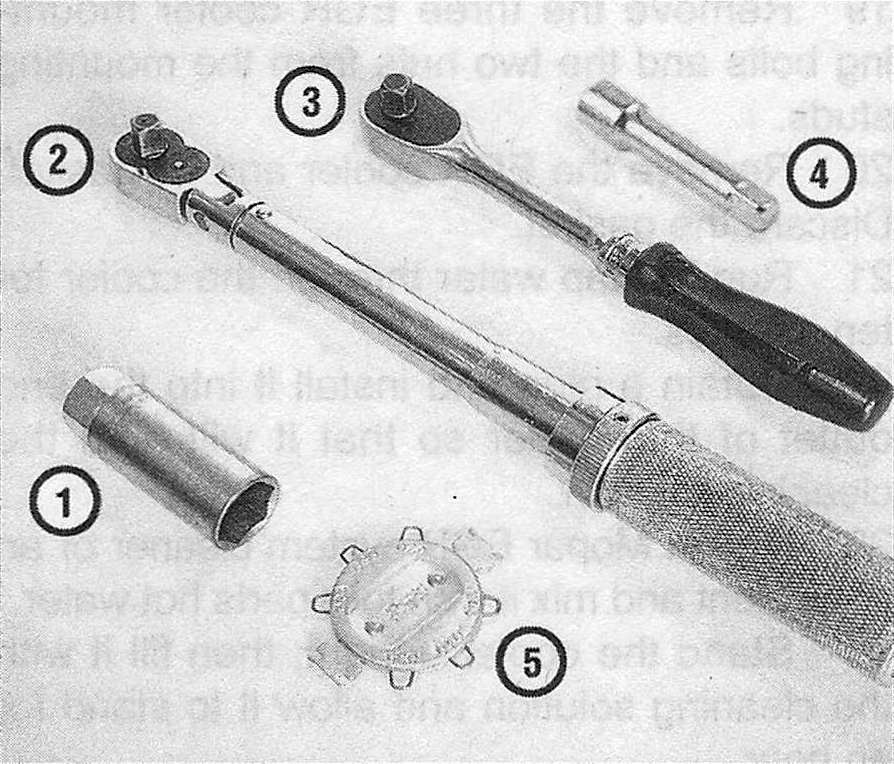 RAM Trucks Tools required for changing spark plugs