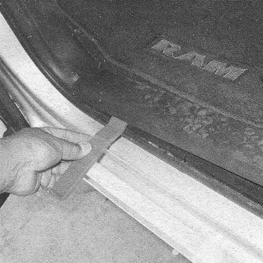 Ram Trucks Dashboard trim panels - Carefully pry upward to remove the door threshold trim strips