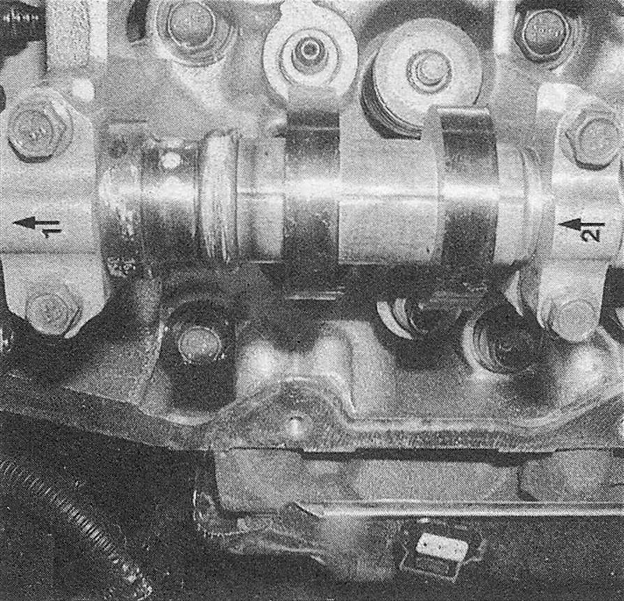 RAM Trucks 3.7L V6 and 4.7L V8 engines Verify that the camshaft bearing caps are marked to ensure correct reinstallation - do not mix-up the caps from the left cylinder head with the caps from the right cylinder head