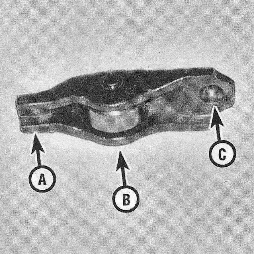 RAM Trucks 3.7L V6 and 4.7L V8 engines Inspect the rocker arms at the following locations