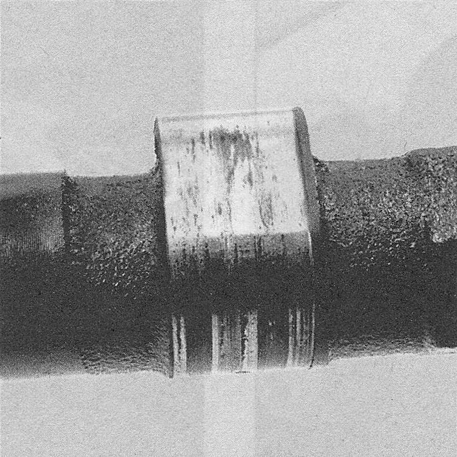 RAM Trucks Hemi engine Check the cam lobes for pitting, excessive wear and scoring. If scoring is excessive, as shown here, replace the camshaft