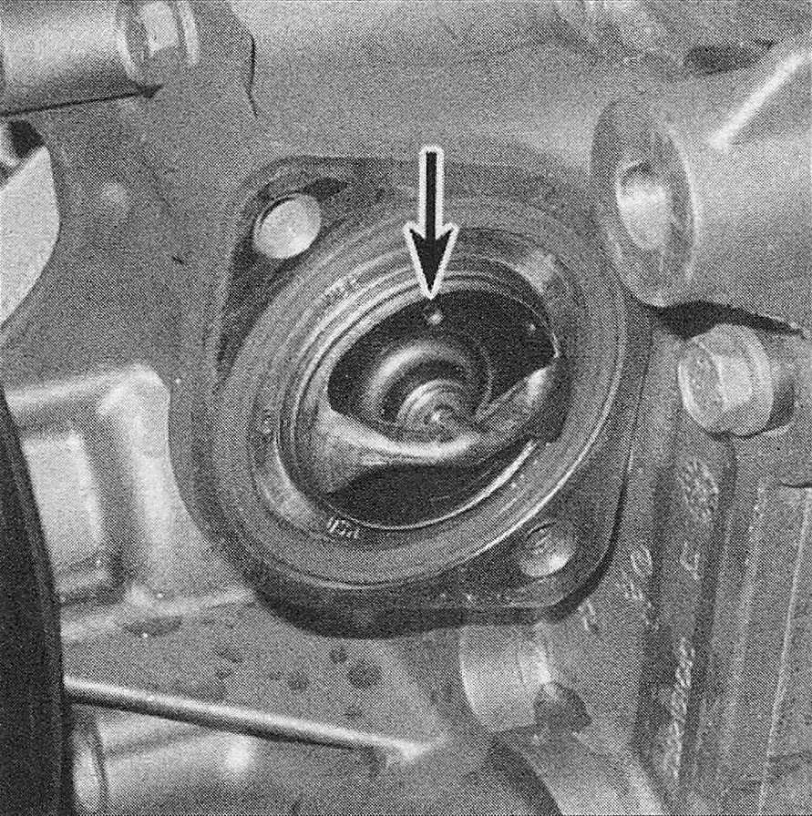 RAM Trucks Location of the jiggle valve on the thermostat (Hemi engine)