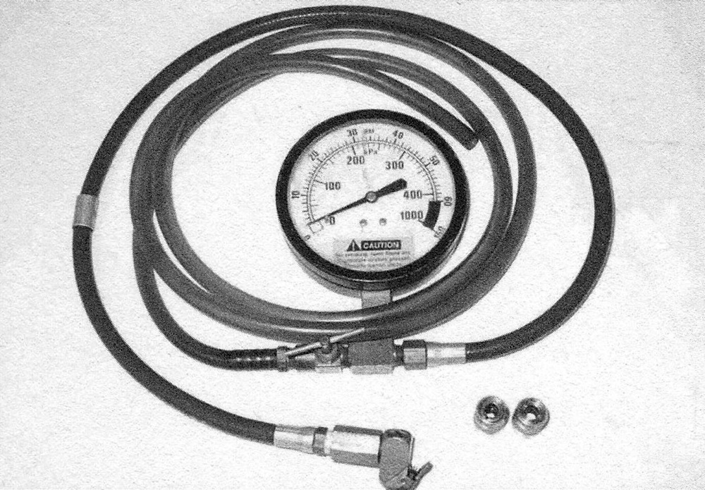 RAM Trucks Fuel and exhaust systems - gasoline engines To check the fuel pressure, you'll need to obtain a fuel pressure gauge capable of reading the fuel pressure within the specified operating system pressure, a hose to connect the gauge to the fuel pressure test port and an adapter suitable for connecting the hose to the test port