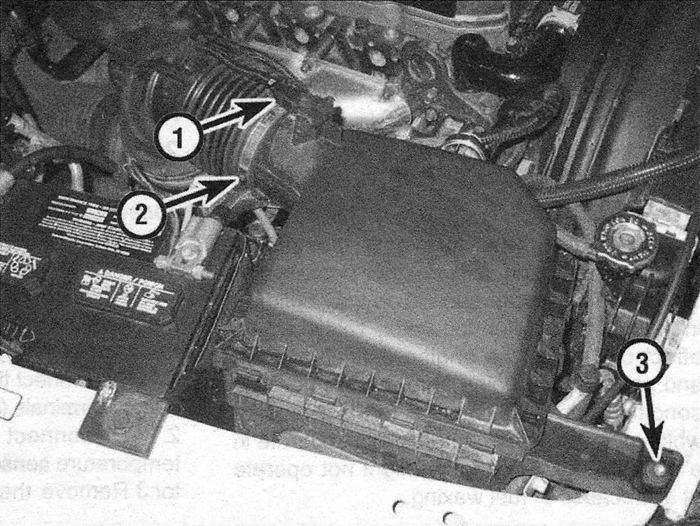 RAM Trucks Fuel and exhaust systems - diesel engine Air filter housing details