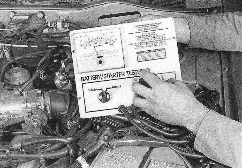 RAM Trucks Engine electrical systems Connect a battery load tester to the battery and check the battery condition under load following the tool manufacturer's instructions