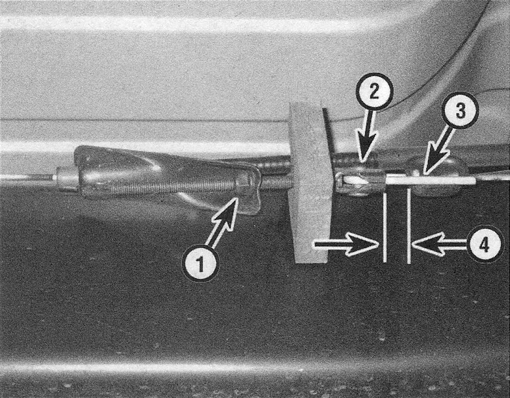 RAM Trucks Brakes Parking brakecable adjustment details